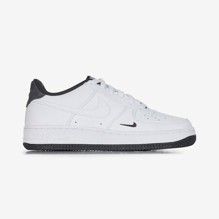 AIR FORCE 1 LOW MINI SWOOSH : BIANCO/NERO