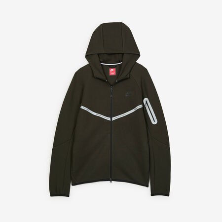 NIKE JACKET TECH FLEECE FZ REFLECTIVE VERDE UOMO