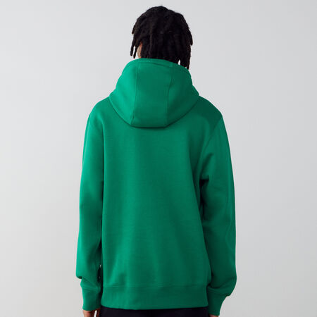 NIKE HOODIE CLUB SMALL LOGO VERDE/BIANCO UOMO
