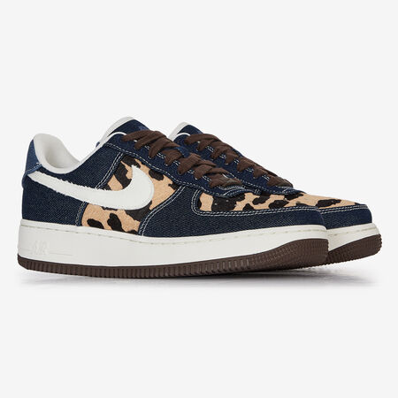 NIKE air force 1 AIR FORCE 1 LOW DENIM CHEETAH MARRONE/BLU DONNA