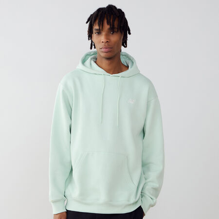 NEW BALANCE HOODIE SMALL LOGO VERDE UOMO