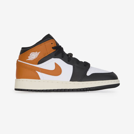 AIR JORDAN 1 MID : ARANCIONE/NERO