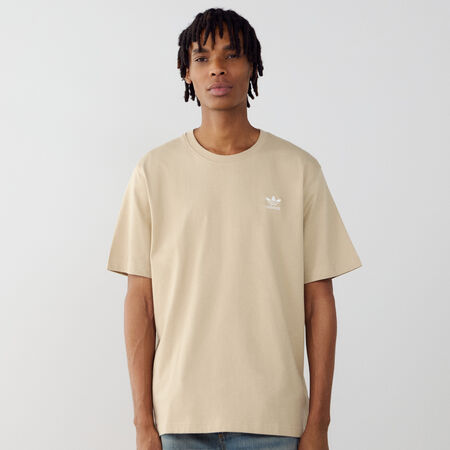 ADIDAS ORIGINALS TEE SHIRT ESSENTIAL BEIGE UOMO