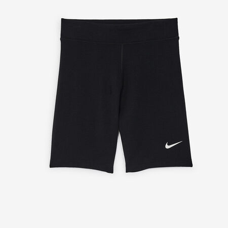 NIKE SHORT BIKER SWOOSH NERO/BIANCO DONNA