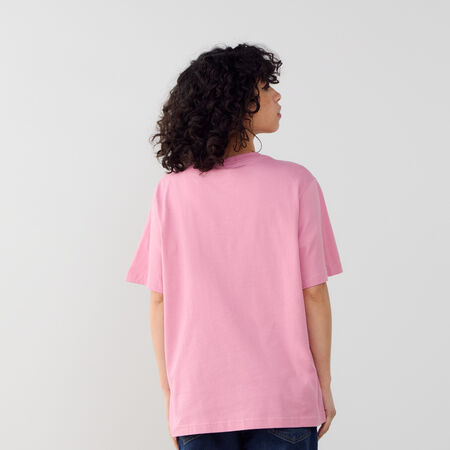NIKE TEE SHIRT OVERSIZE PHOENIX ESSENTIAL ROSA/BIANCO DONNA