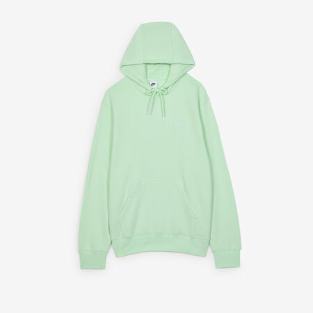 HOODIE CLUB SMALL LOGO : VERDE/BIANCO
