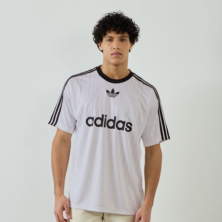 ADIDAS ORIGINALS TEE SHIRT JERSEY 3 STRIPES BIANCO UOMO