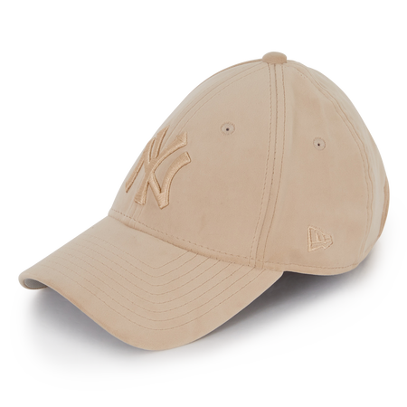NEW ERA 9FORTY NY VELVET MONOCHROME BEIGE UOMO
