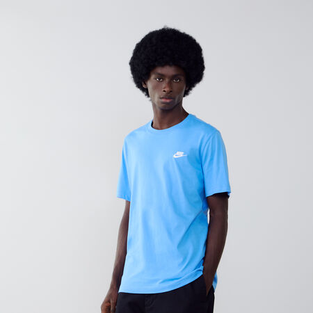 NIKE TEE SHIRT CLUB BLU/BIANCO UOMO