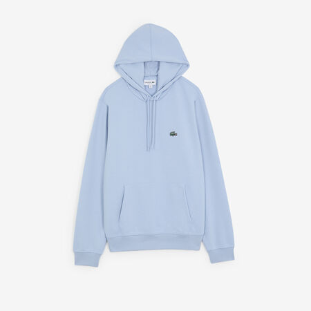 LACOSTE HOODIE CLASSIC LOGO SL BLU/VERDE UOMO