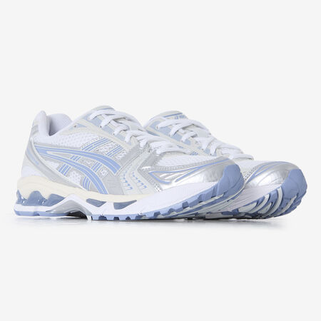ASICS gel-kayano GEL-KAYANO 14 BLANC/ARGENT/BLEU DONNA