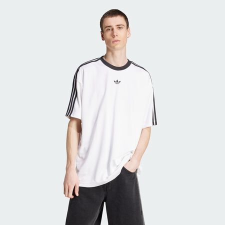 ADIDAS ORIGINALS JERSEY TREFOIL BIANCO/NERO UOMO