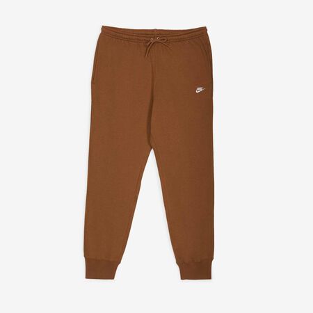 NIKE PANT JOGGER CLUB MARRONE/BIANCO UOMO