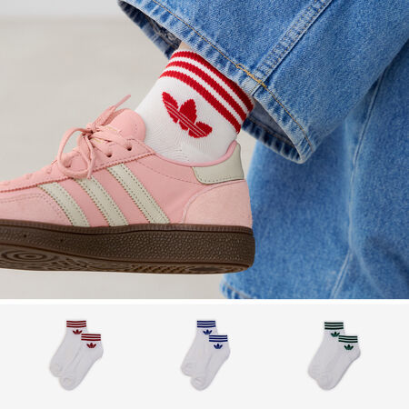 ADIDAS ORIGINALS CHAUSSETTES X3 ANKLE TREFOIL BIANCO/BLU UOMO
