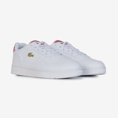 LACOSTE T-CLIP SET MONOGRAM BIANCO/ROSA RAGAZZO