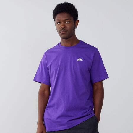 TEE SHIRT CLUB : VIOLA/BIANCO