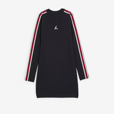 JORDAN DRESS JUMPMAN LS NERO/BIANCO DONNA