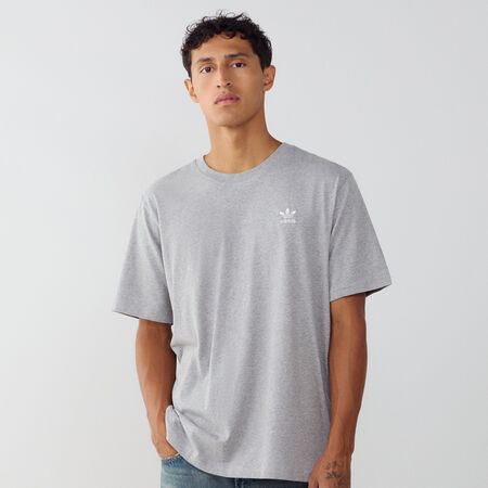ADIDAS ORIGINALS TEE SHIRT ESSENTIAL GRIGIO/BIANCO UOMO