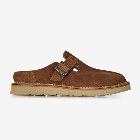 CLARKS SOLSBURY MULE MARRONE UOMO