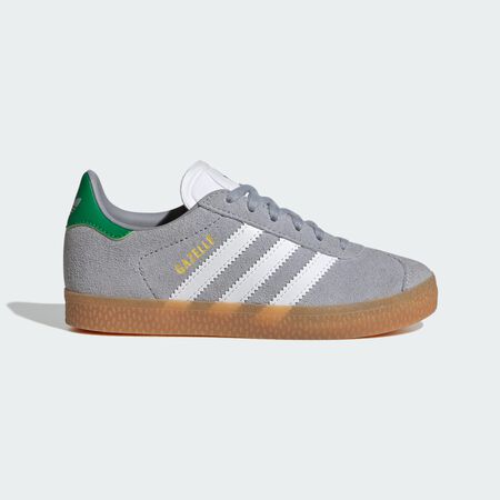 ADIDAS ORIGINALS gazelle GAZELLE GRIGIO/VERDE BAMBINO