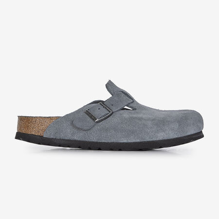 BIRKENSTOCK boston BOSTON SUEDE BASALT GRAY GRIGIO DONNA