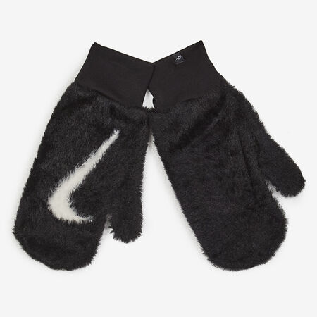 NIKE GLOVES PLUSH KNIT LM NERO/BIANCO UNISEX