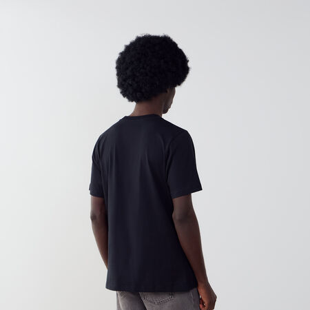 NEW BALANCE TEE SHIRT CHEST LOGO NERO/BIANCO UOMO