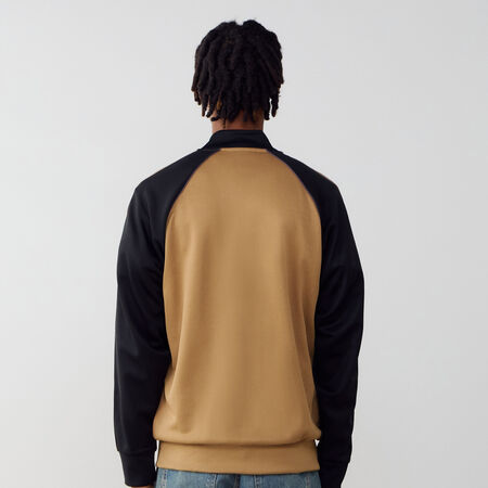 ADIDAS ORIGINALS JACKET FZ SUPERSTAR BEIGE/NERO UOMO