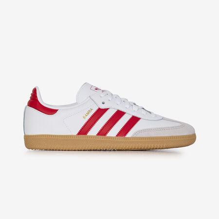 ADIDAS ORIGINALS samba SAMBA OG BIANCO/ROJO RAGAZZO