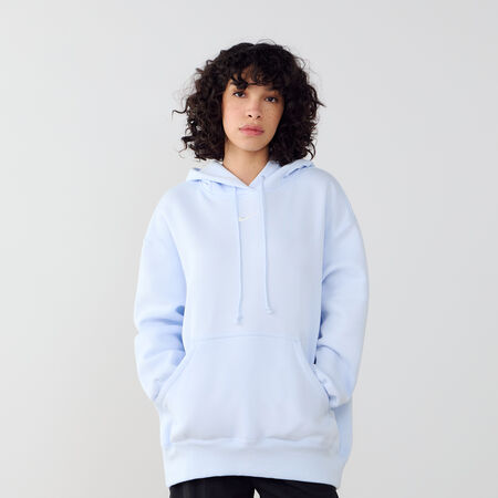 HOODIE PHOENIX LONG OVERSIZED : BLU/BIANCO