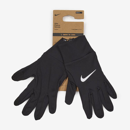 NIKE GLOVES THERMA-FIT FLEECE TG NERO/BIANCO UNISEX