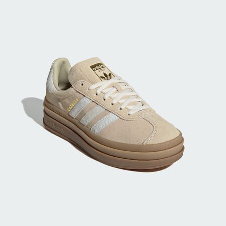 ADIDAS ORIGINALS gazelle GAZELLE BOLD PONY HAIR BEIGE/BIANCO DONNA