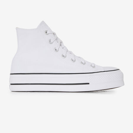 CONVERSE chuck taylor all star CHUCK TAYLOR LIFT HI BIANCO/NERO DONNA