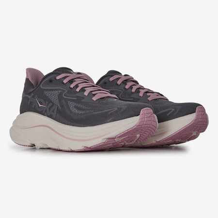 HOKA CLIFTON 10 NERO/ROSA DONNA