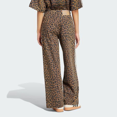 ADIDAS ORIGINALS PANT LOOSE LEO DENIM MARRONE DONNA