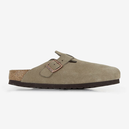 BIRKENSTOCK boston BOSTON SUEDE TAUPE GRIGIO TALPA DONNA