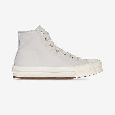 CONVERSE chuck taylor all star CHUCK TAYLOR ALL STAR EVA LIFT HI GRIGIO/DORATO RAGAZZO