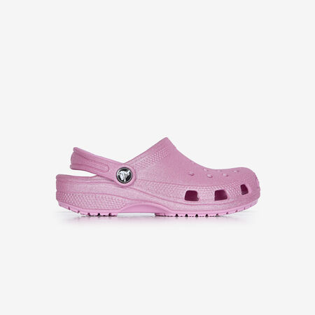 CROCS CLASSIC CLOG GLITTER ROSA BAMBINO