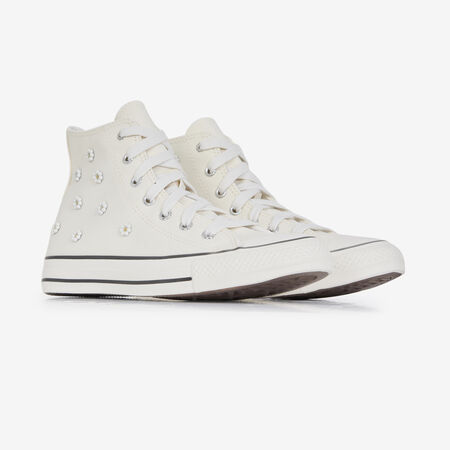 CONVERSE chuck taylor all star CHUCK TAYLOR ALL STAR HI BEADS BEIGE/BIANCO RAGAZZO