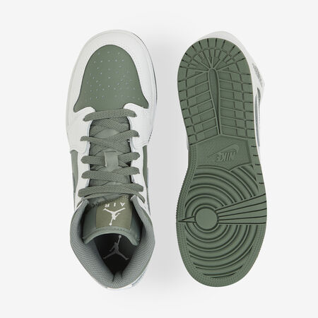 JORDAN air jordan 1 AIR JORDAN 1 MID BIANCO/VERDE RAGAZZO