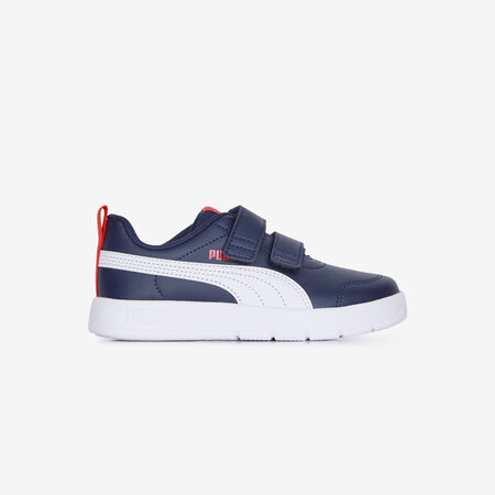 PUMA COURTFLEX V3 CF BLU SCURO/BIANCO BAMBINO