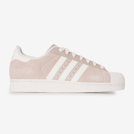 SUPERSTAR II SUEDE : BEIGE/BIANCO
