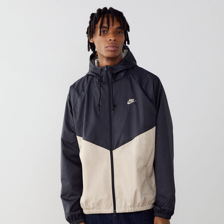 NIKE JACKET WINDRUNNER FZ NERO/ECRU UOMO
