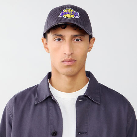 NEW ERA 9FORTY MC LAKERS CORD GRIGIO UOMO