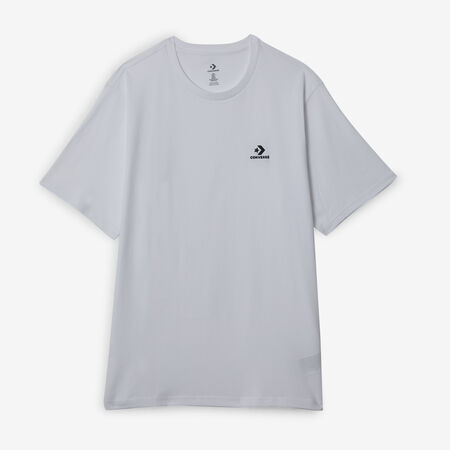 CONVERSE TEE SHIRT STAR CHEVRON BIANCO/NERO UOMO