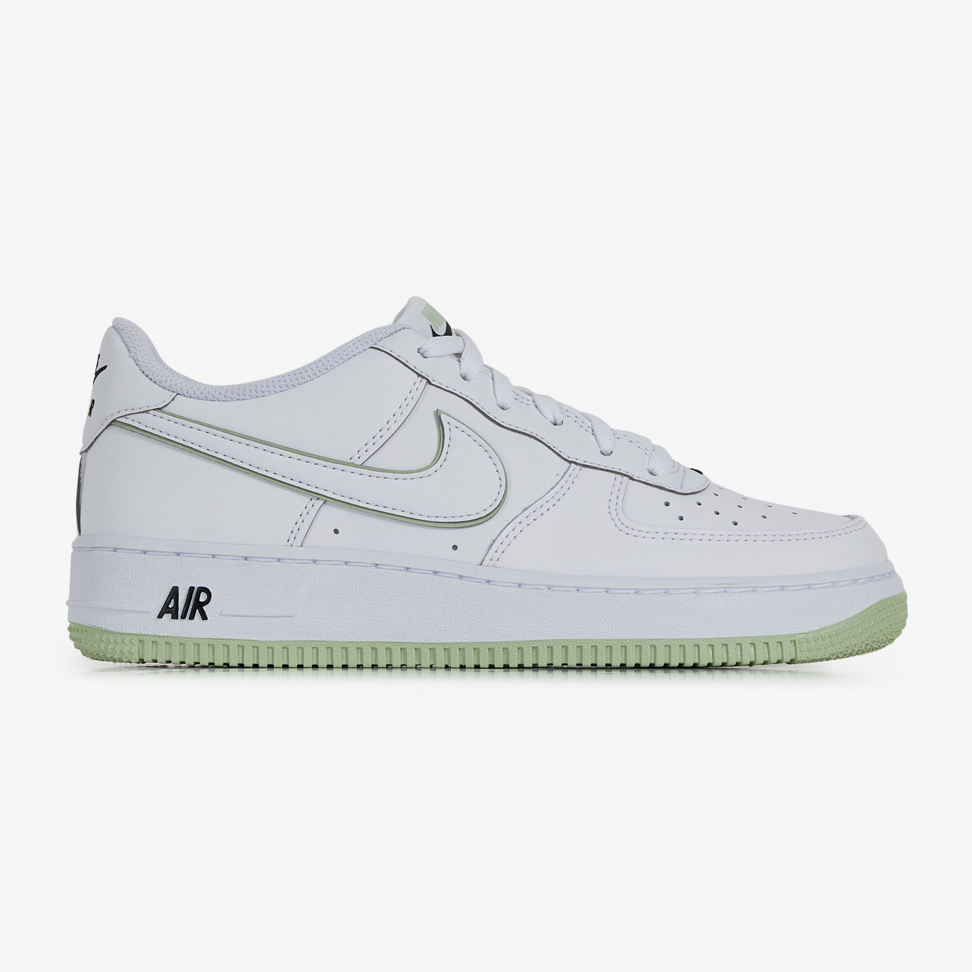 NIKE AIR FORCE 1 LOW BIANCO VERDE SNEAKER BAMBINO Courir