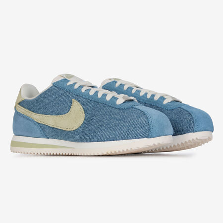 NIKE cortez CORTEZ NYLON BLU SCURO/BLU DONNA