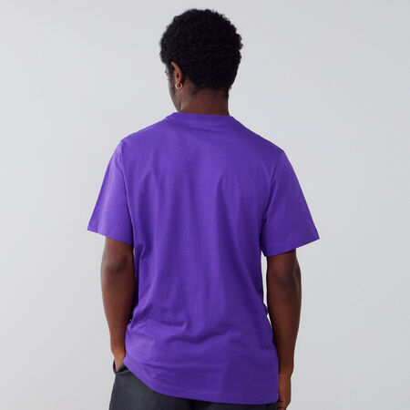 NIKE TEE SHIRT CLUB VIOLA/BIANCO UOMO