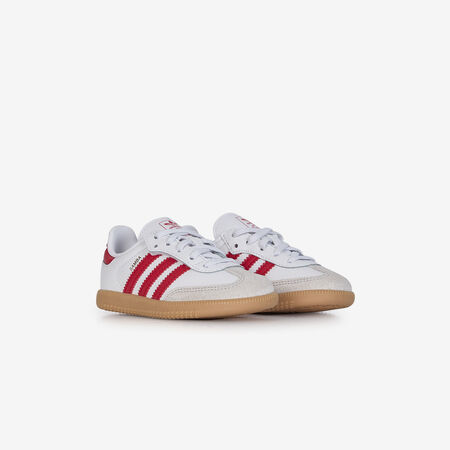 ADIDAS ORIGINALS samba SAMBA OG CF BIANCO/ROSSO NEONATO