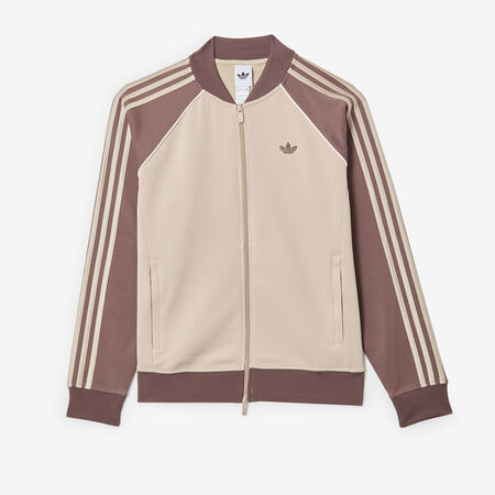 ADIDAS ORIGINALS JACKET FZ SUPERSTAR LOOSE BEIGE DONNA